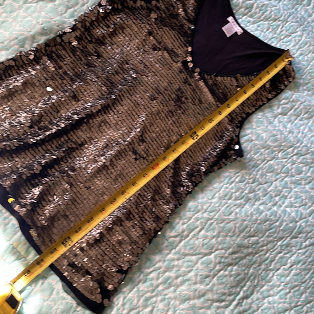 Cache silver sequin top - Picture 5 of 7